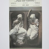 Affiche pour l'exposition Le Boul nouvelle genese à S A Paul Ide Gallery (Bruxelles) du 20 septembre au 30 octobre